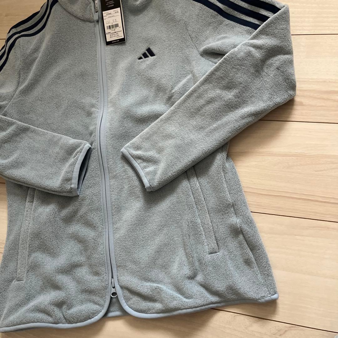新品　アディダス　ゴルフ　スリーストライプス　フリース　セットアップ　XL