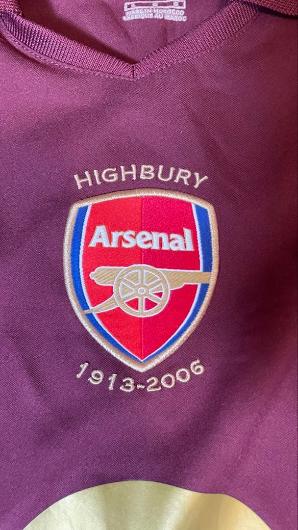 【激レア】2005ペルカンプ10 アーセナル アウェイシャツ ナイキジャパン