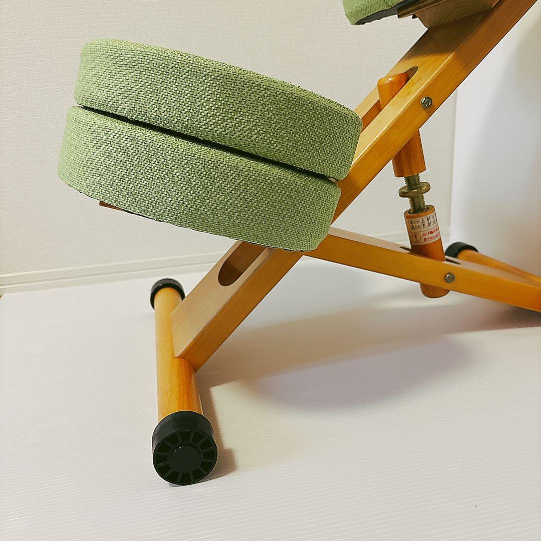 【極美品】 補助クッション付 宮武製作所 プロポーションチェア ライム