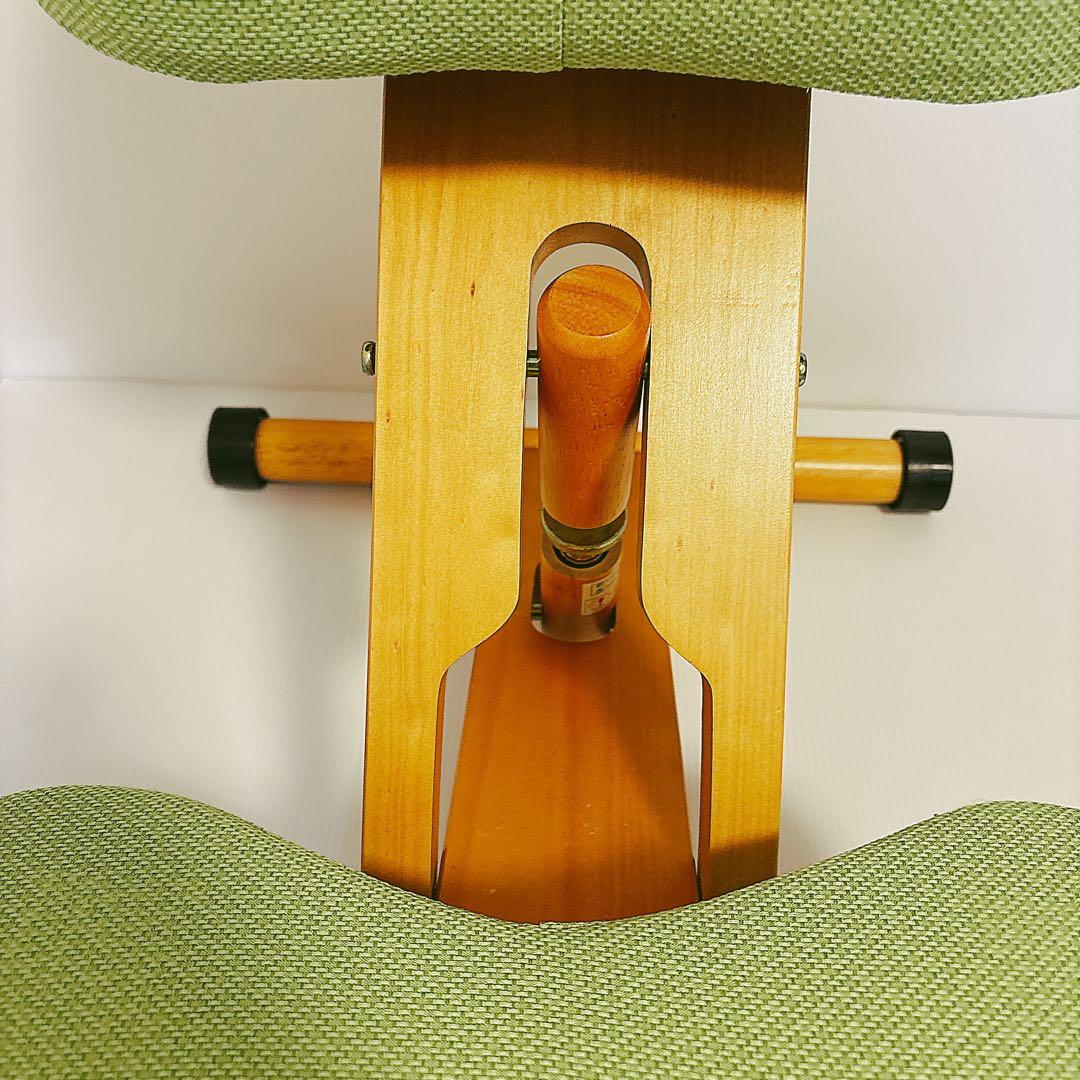 【極美品】 補助クッション付 宮武製作所 プロポーションチェア ライム