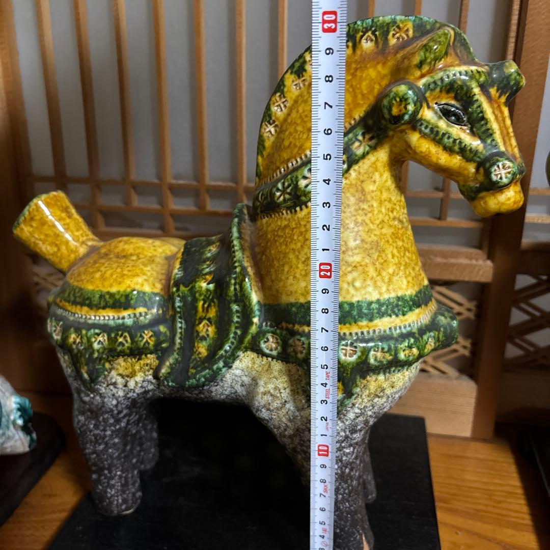 馬　陶器　イタリア製　置物