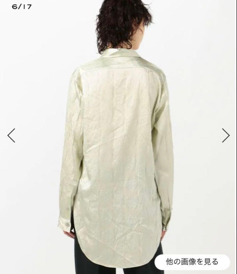 新品★ ストレッチ サテンシャツ ピンク Acne Studios ¥57200