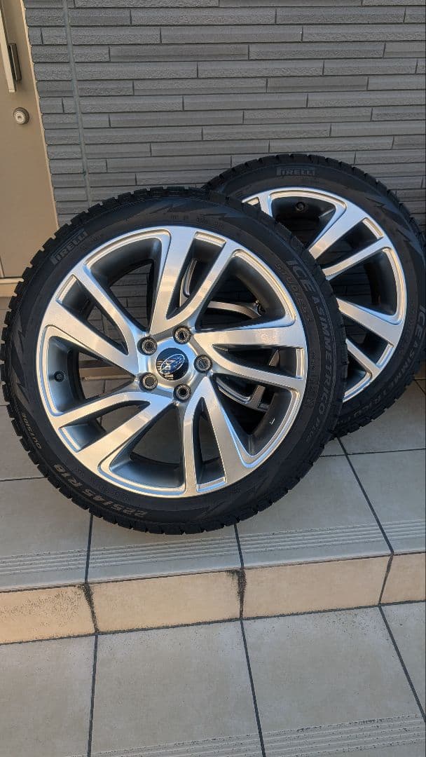 18インチスタッドレス スバル純正 アルミホイールセット 225/45/R18