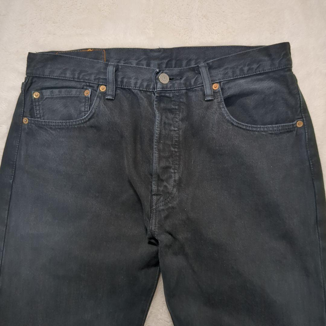✨後染めブラック！w33✨ EURO LEVI'S 501 ユーロリーバイス
