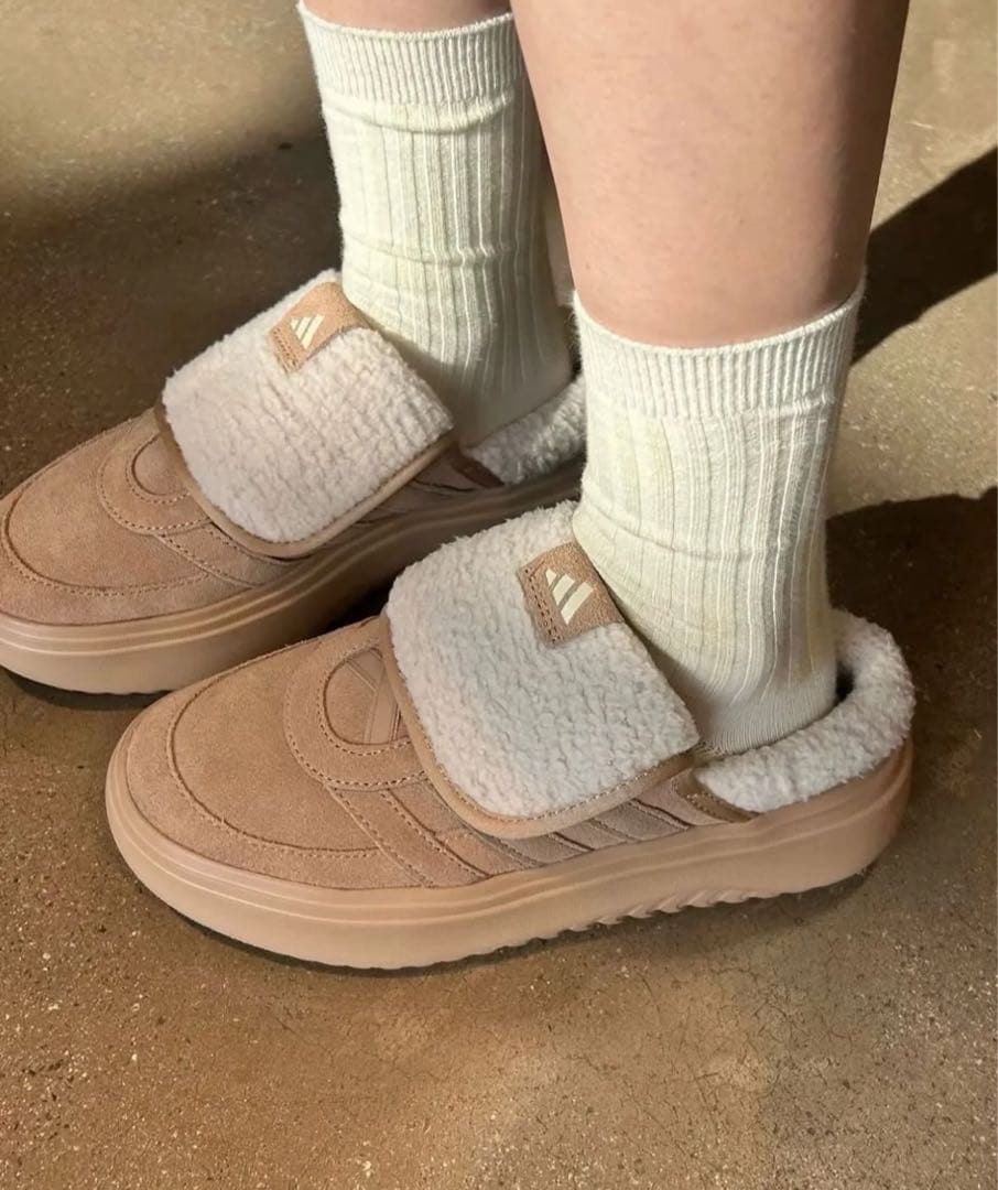 adidas Grand Court Mule 24.5 新品 韓国限定