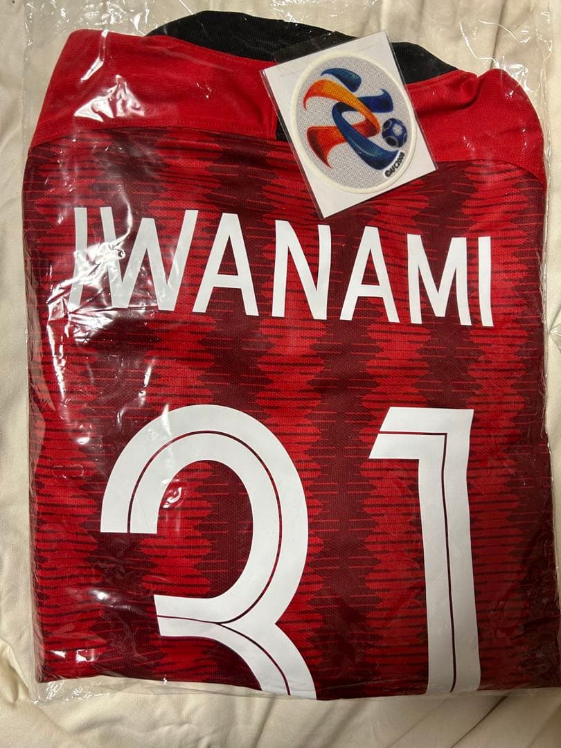 【未使用】浦和レッズ　ACL 半袖ユニフォーム　岩波　XL