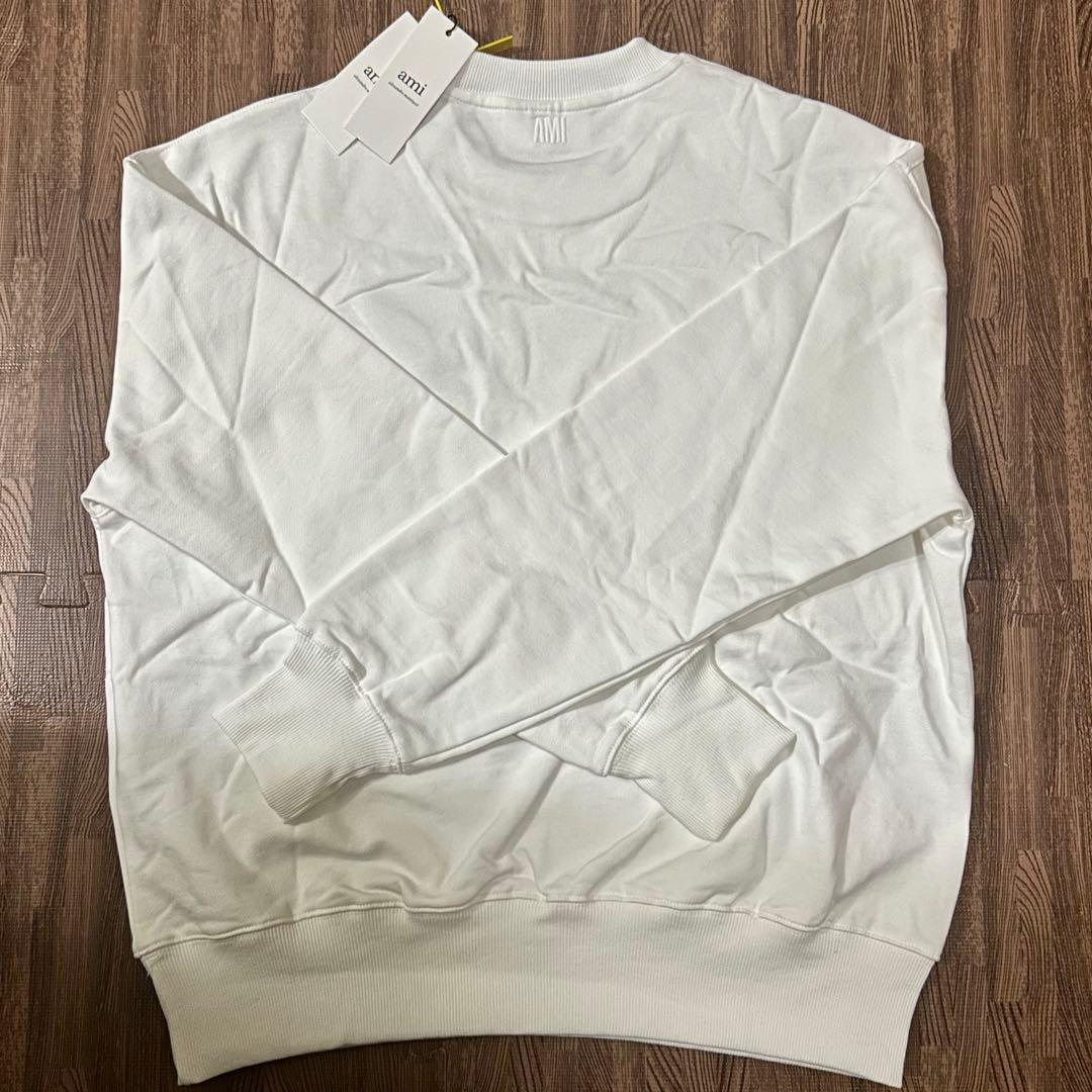 【限定特価】ami スウェット ハート刺繍 ホワイト ニット