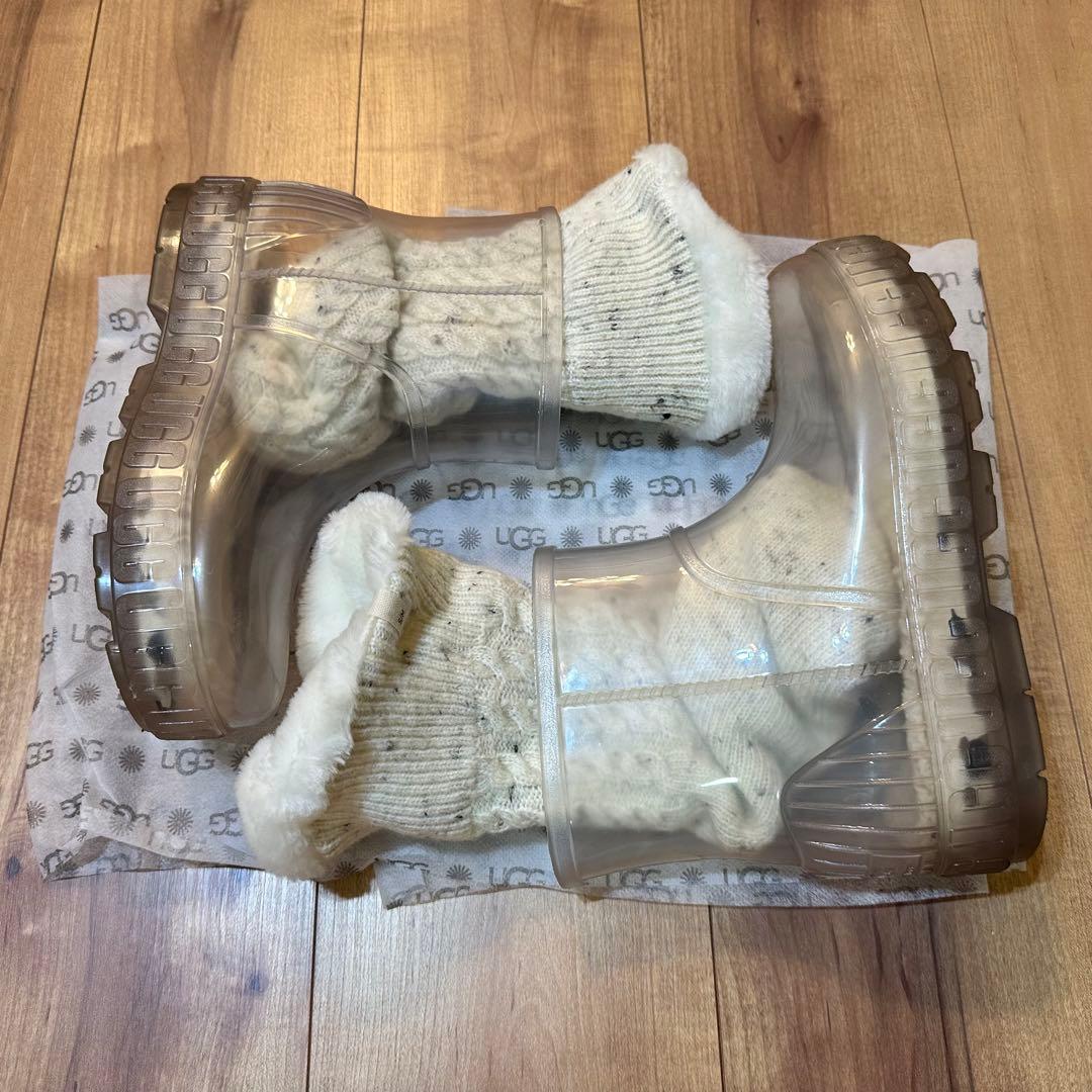 UGG ドリズリータ クリア レインブーツ サイズ7