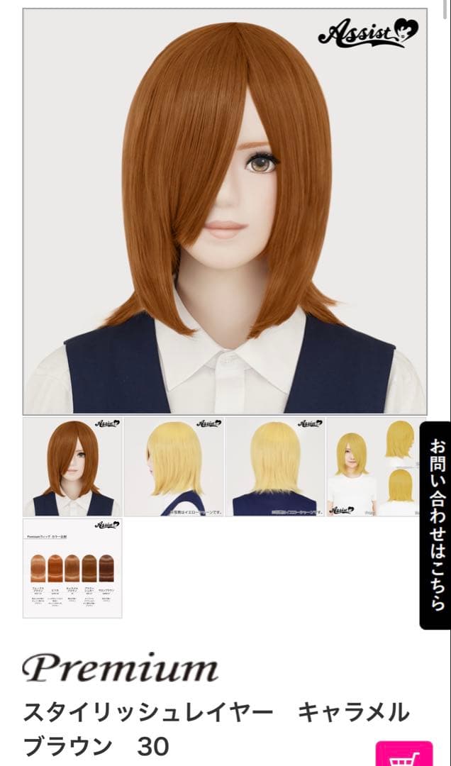 けるダール様　ウィッグオーダーページ