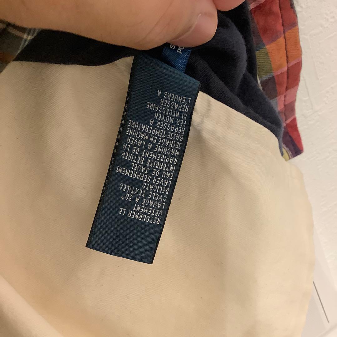 ラルフローレン　パッチワークベスト　ポロカントリー　RRL Mサイズ　美品