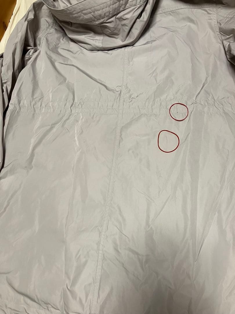 23区大きいサイズ46 3wayダウンインナー付モッズコート ライトグレー系