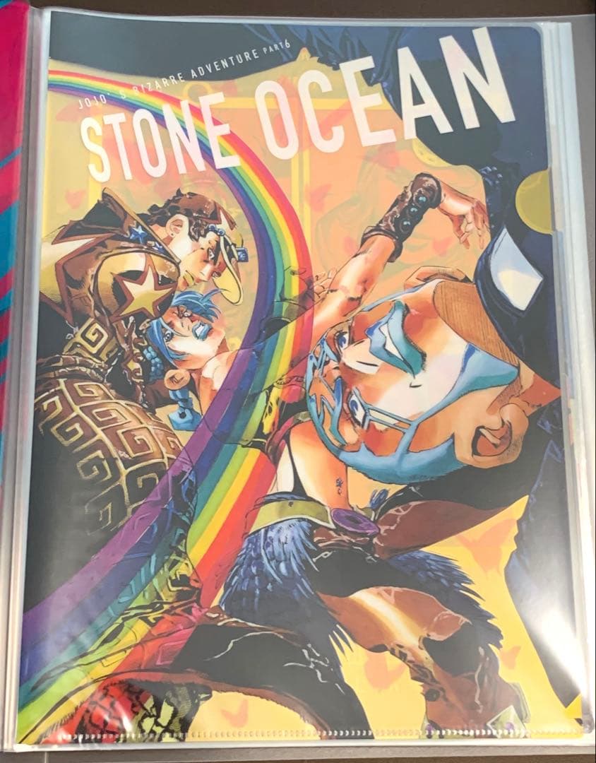 ジョジョの奇妙な冒険　原画展　クリアファイル8種類　1部〜８部