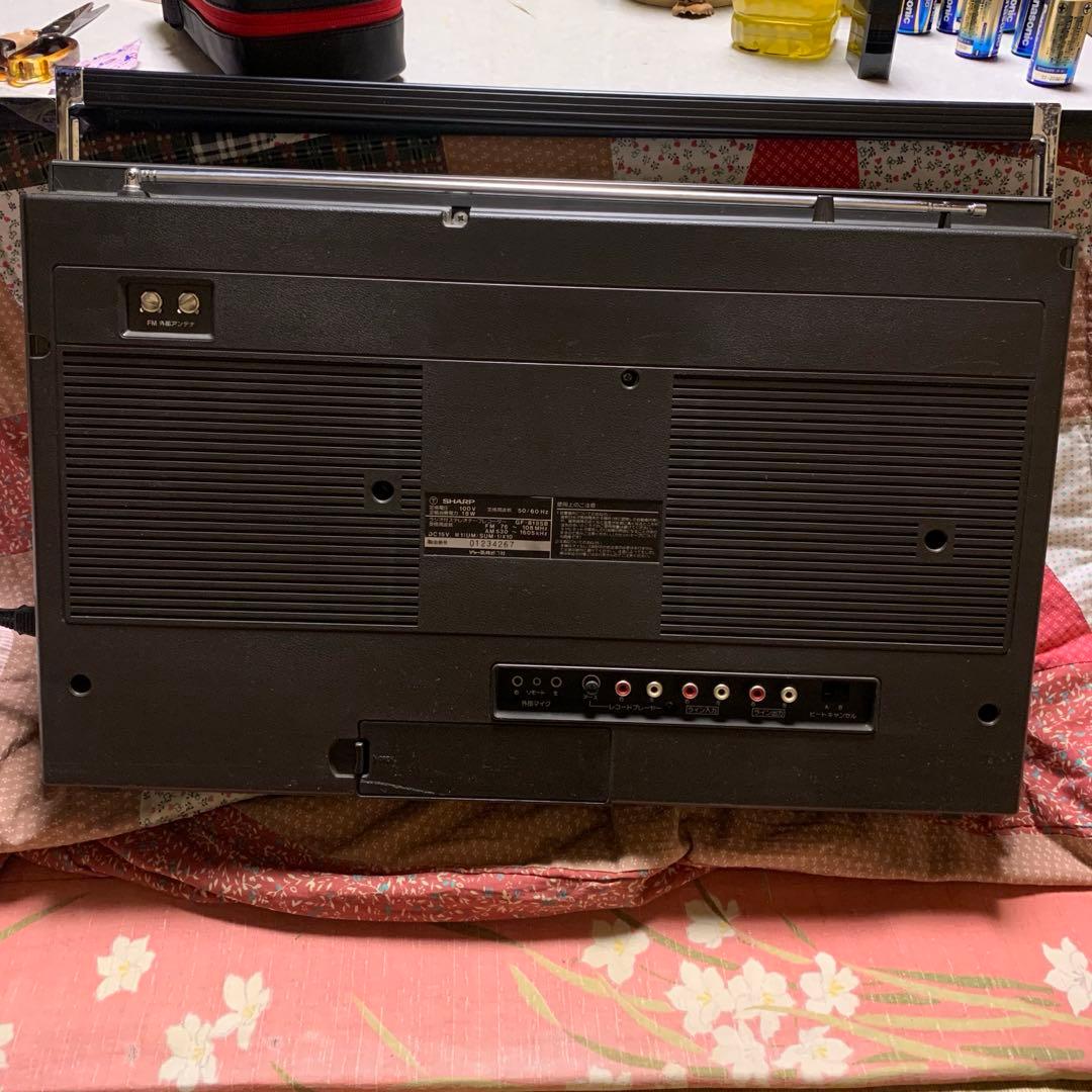 n*0様 通電確認済み　SHARP　シャープ ダブルラジカセ GF-818SBF