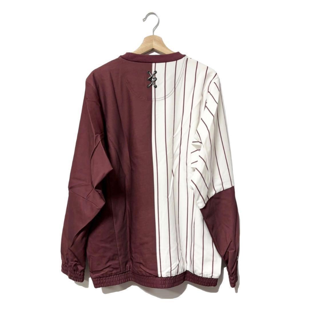 ラッセルノ ゴルフ バイカラー クルーネック プルオーバー セットアップ L 5