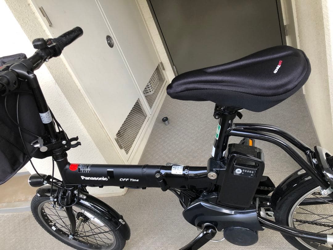 Panasonic オフタイム電動アシスト自転車 超美車　人気のブラック！