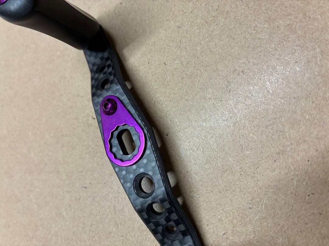 IXAオフセットカーボンハンドル90mmアブ、ダイワ用