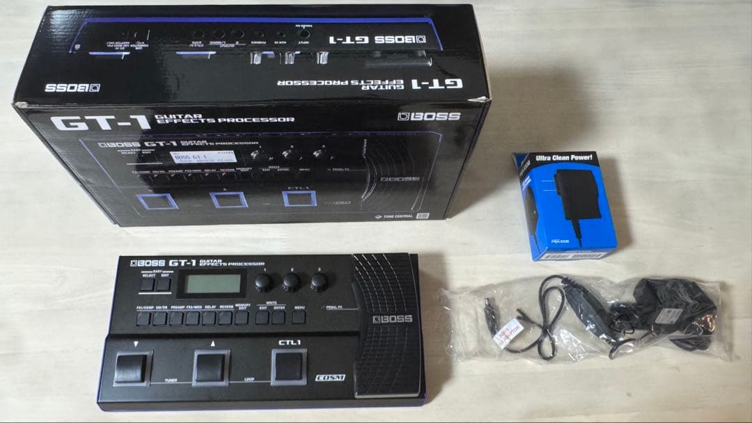 BOSS GT-1 ギターエフェクター　アダプターセット