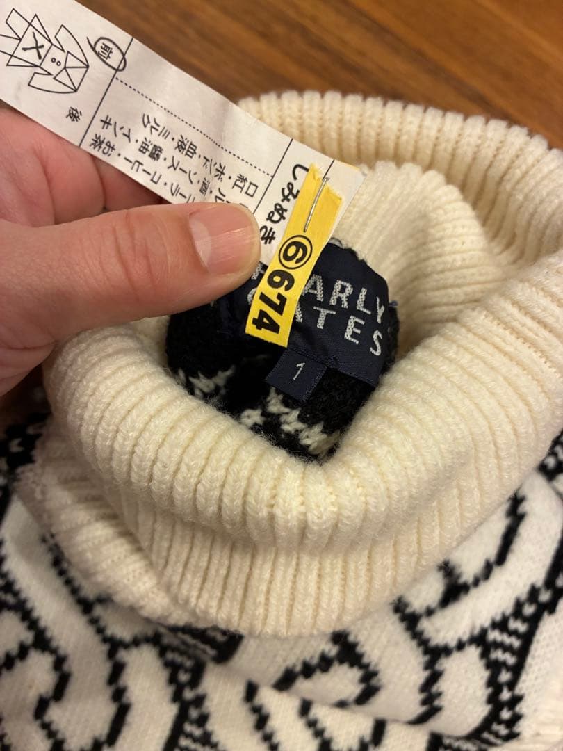 PEARLY GATES 1サイズ　ニットベスト