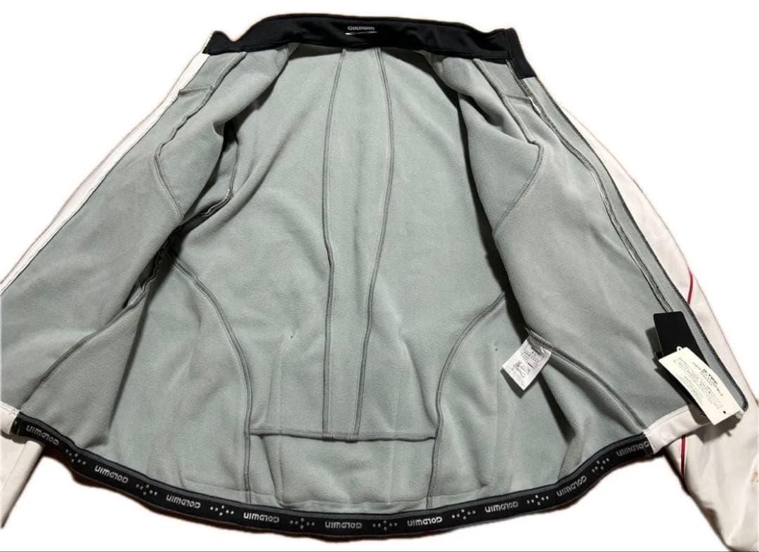 ゴールドウイン　 サイクルジャケット 長袖 裏起毛 白　XL