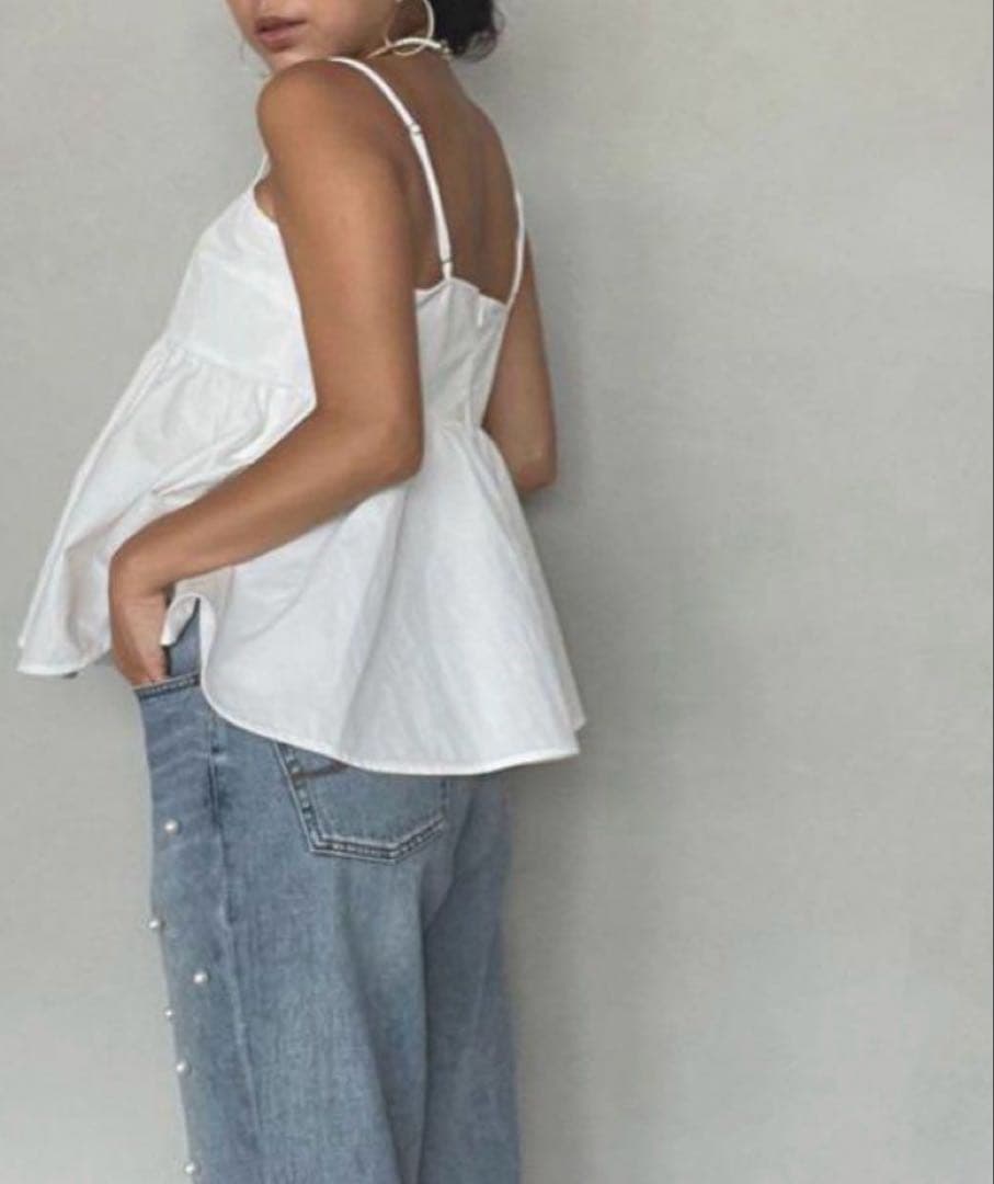 searoomlynn Fabric フレアギャザーキャミソール