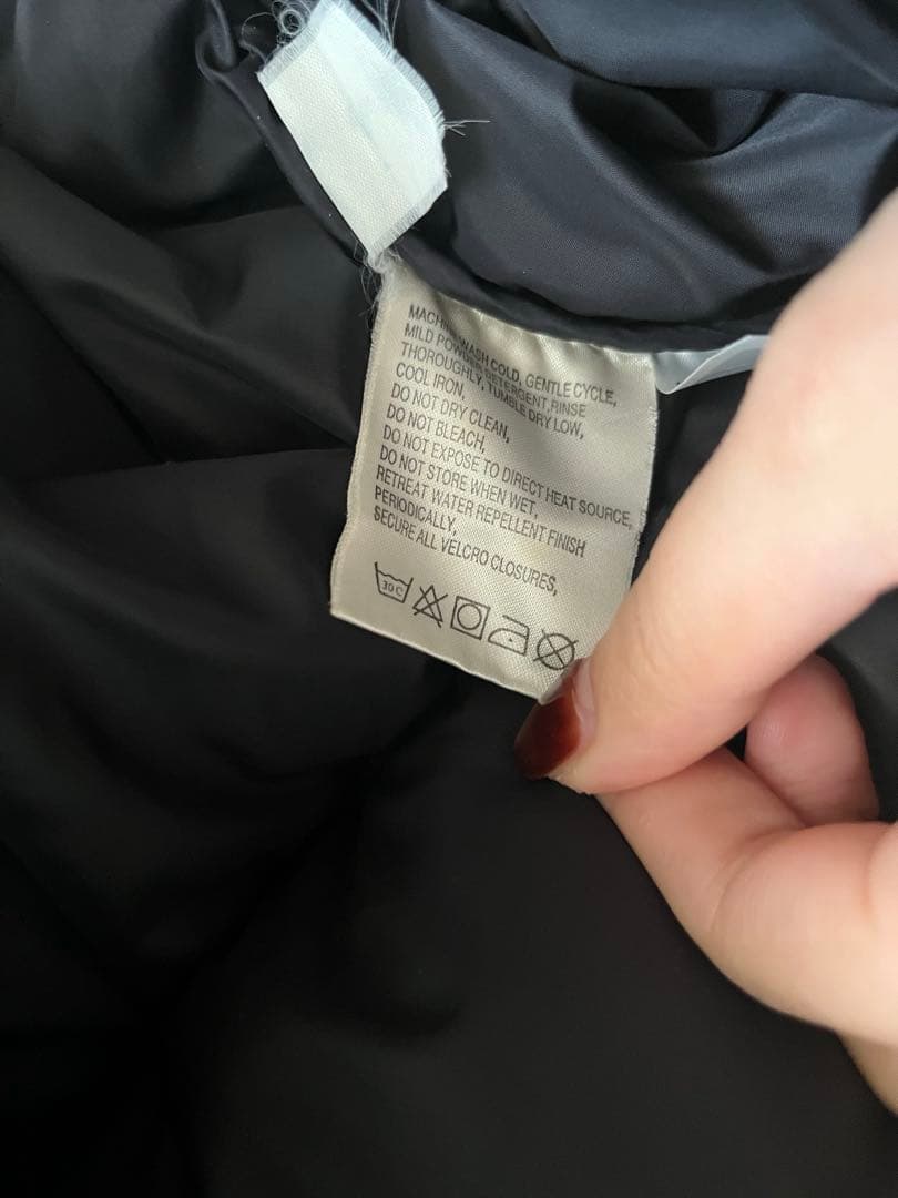 THE NORTH FACE ブラック ダウンジャケット ヌプシ