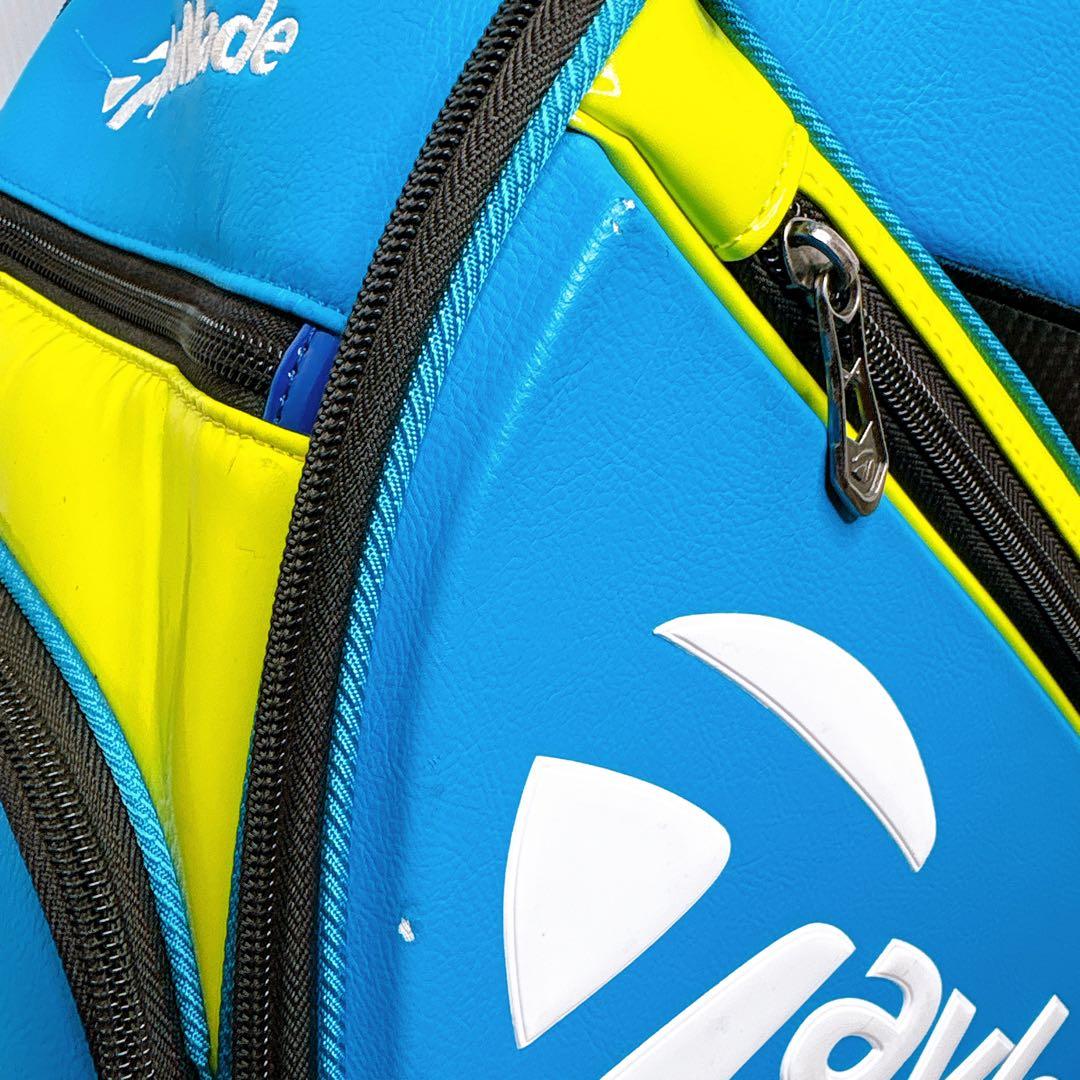 テーラーメイド　TaylorMade ブルー　カート式 キャディバッグ 9.5型