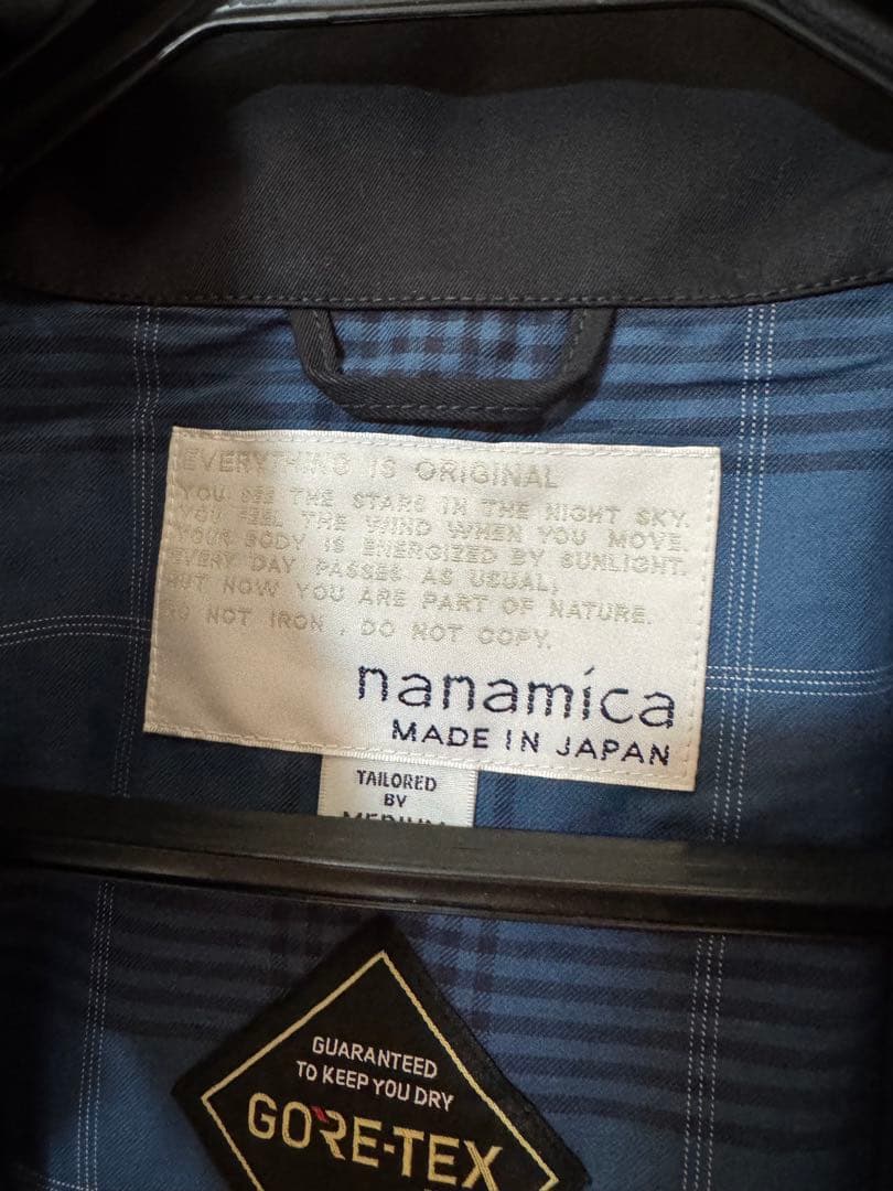 nanamica GORE-TEX クルージャケット ブラック 新品未使用M
