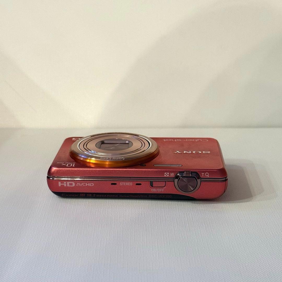 ソニー sony Cyber-Shot DSC-WX100 ピンク コンデジ