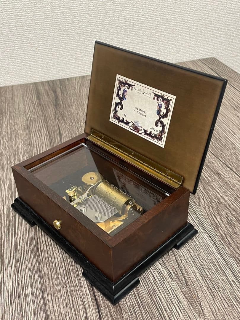 ラグラグ　美品　オルゴール　象眼細工　reuge リュ-ジユ　36弁