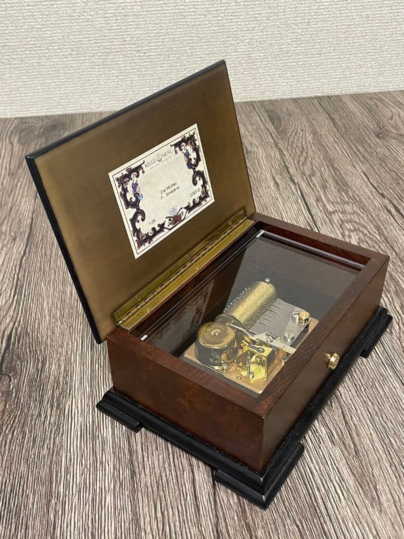 ラグラグ　美品　オルゴール　象眼細工　reuge リュ-ジユ　36弁