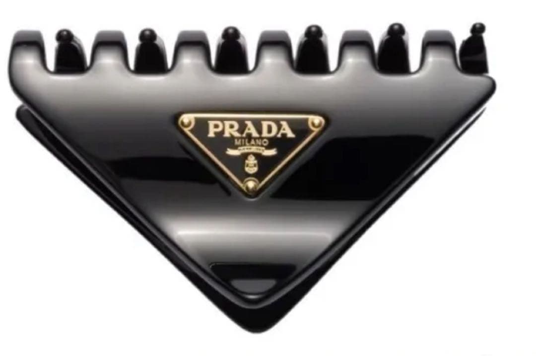 PRADA ヘアクリッププラダ アクリル プレックス クロウクリップ新品未使用