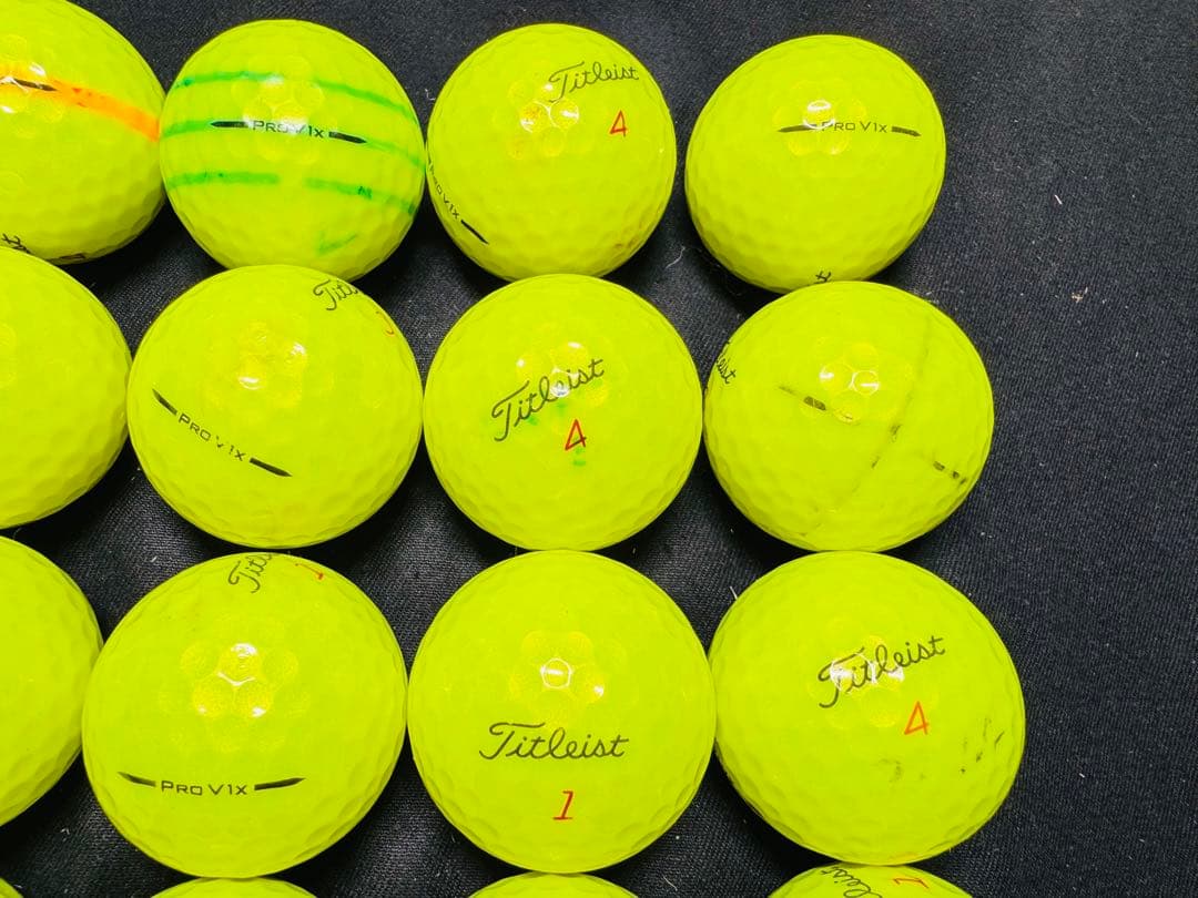 最新 タイトリストPRO V1X 2025年モデル 30個　　イエロー