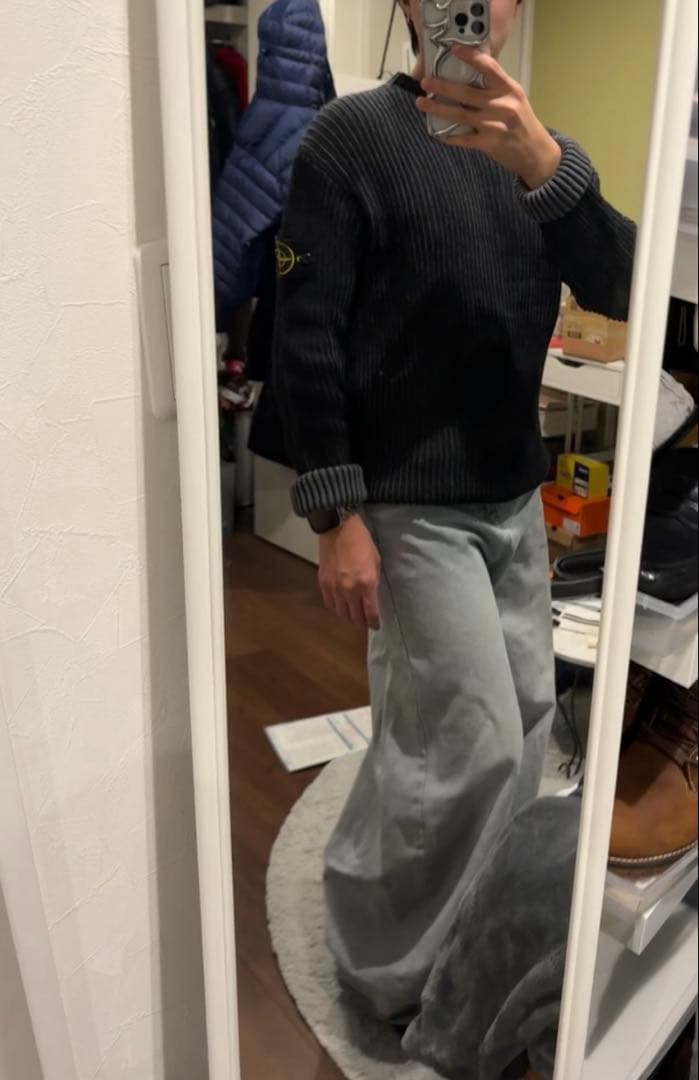 STONE  リブニットセーター 定価10万2024FW