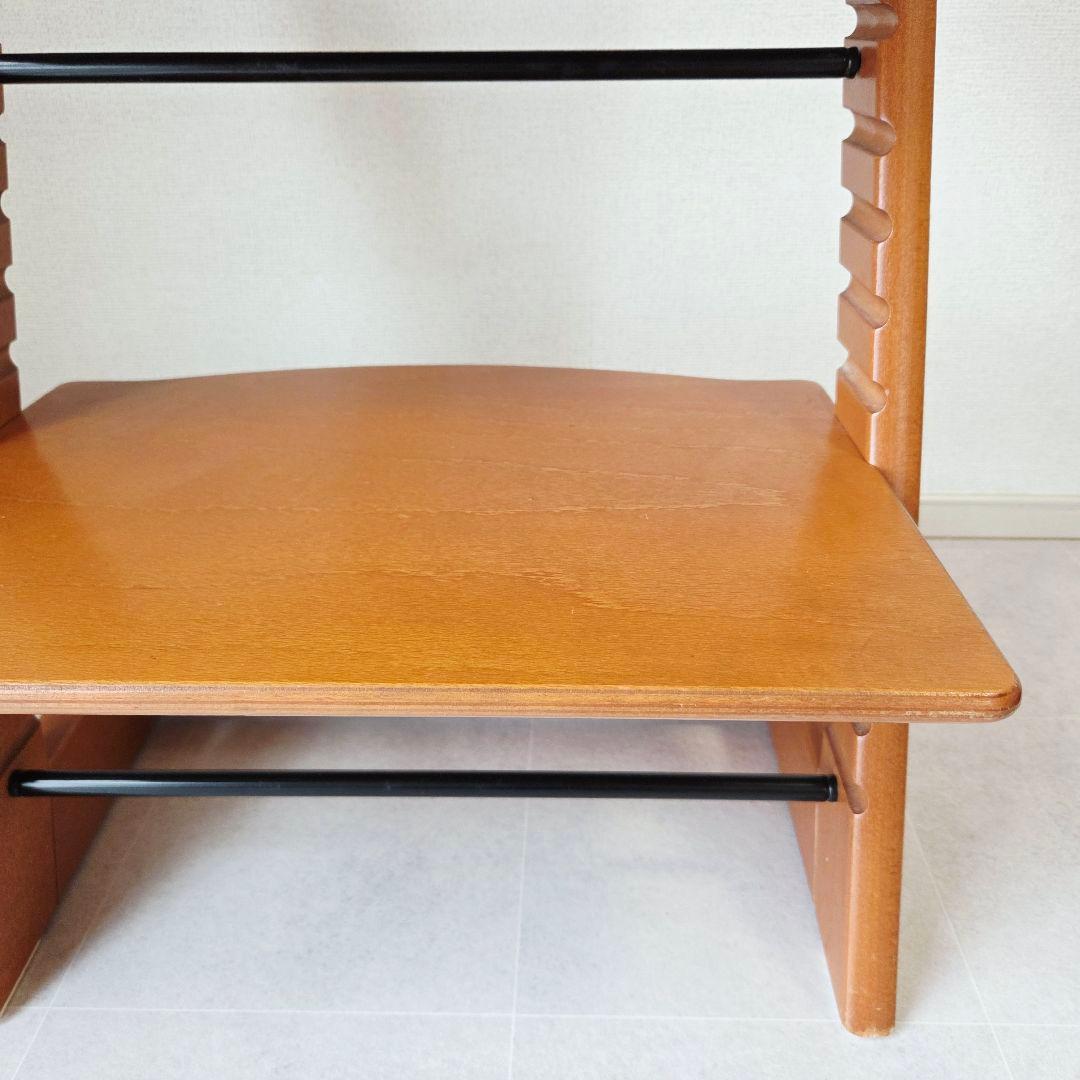 STOKKE シリアル5〜 ベビーチェア 付属品有り 木製 チェリー色