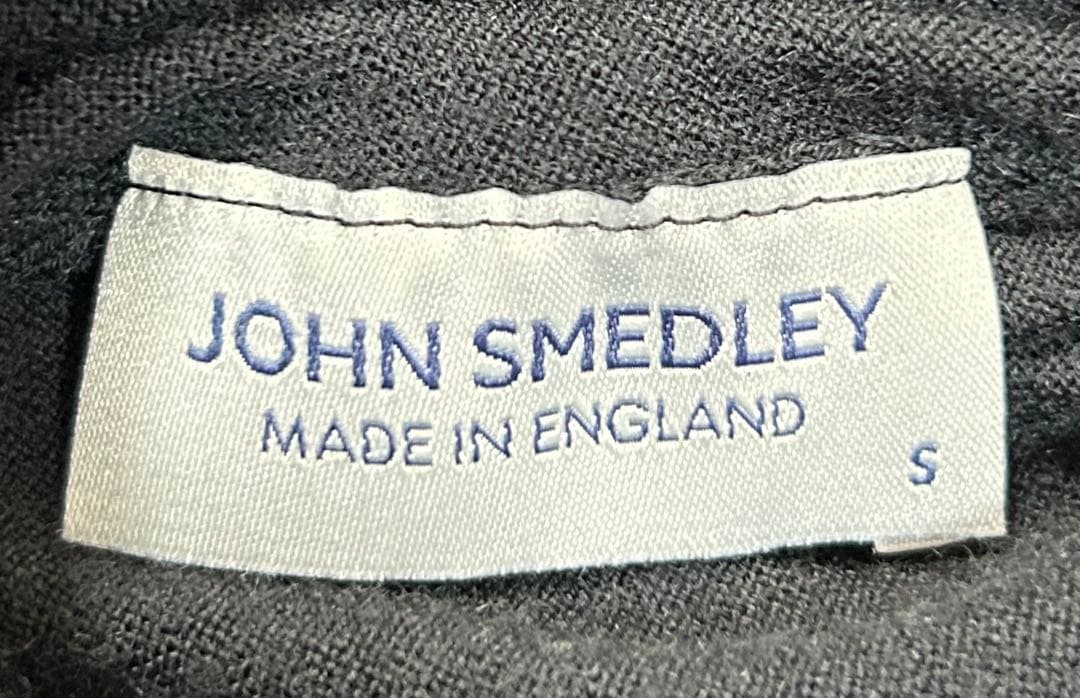 ジョンスメドレー　モックネック　ブラック