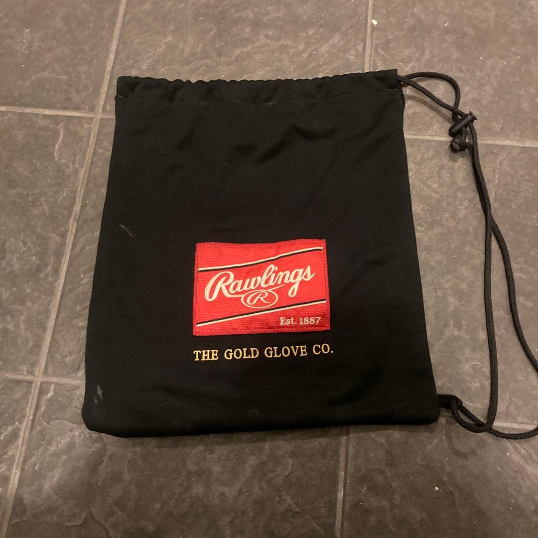 ローリングス　硬式グローブ　内野手用 袋付き