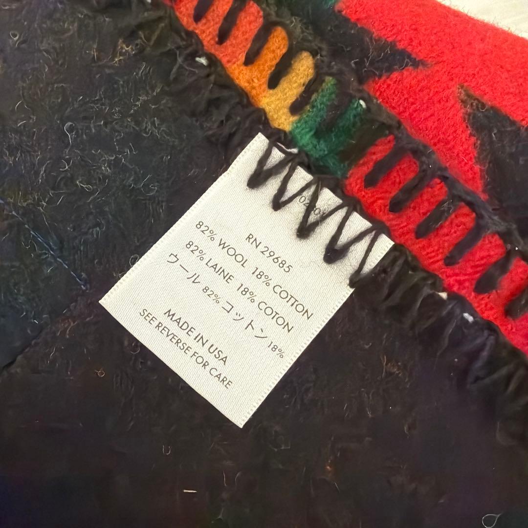 新品未使用　PENDLETON 大判ひざ掛け ブランケット ウール　リバーシブル