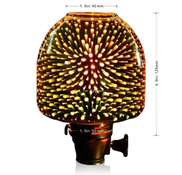 【希少ランプシェード】ルミエール用3Dグローブガラス