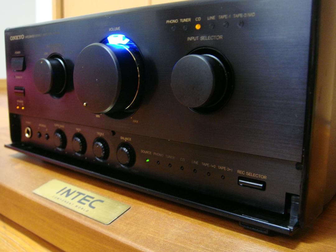 整備済 希少ONKYOオンキョー INTEC275アンプ A-911M黒 取説付