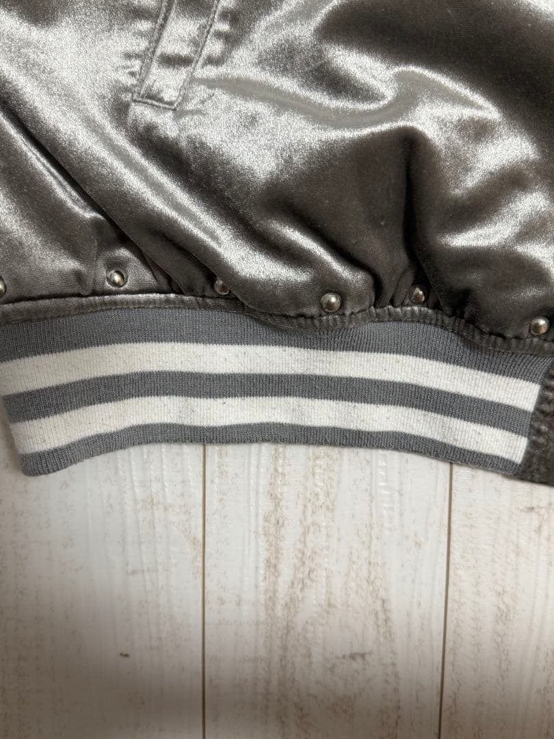 DimMoire Messy Bones ベロアスカジャン シルバー