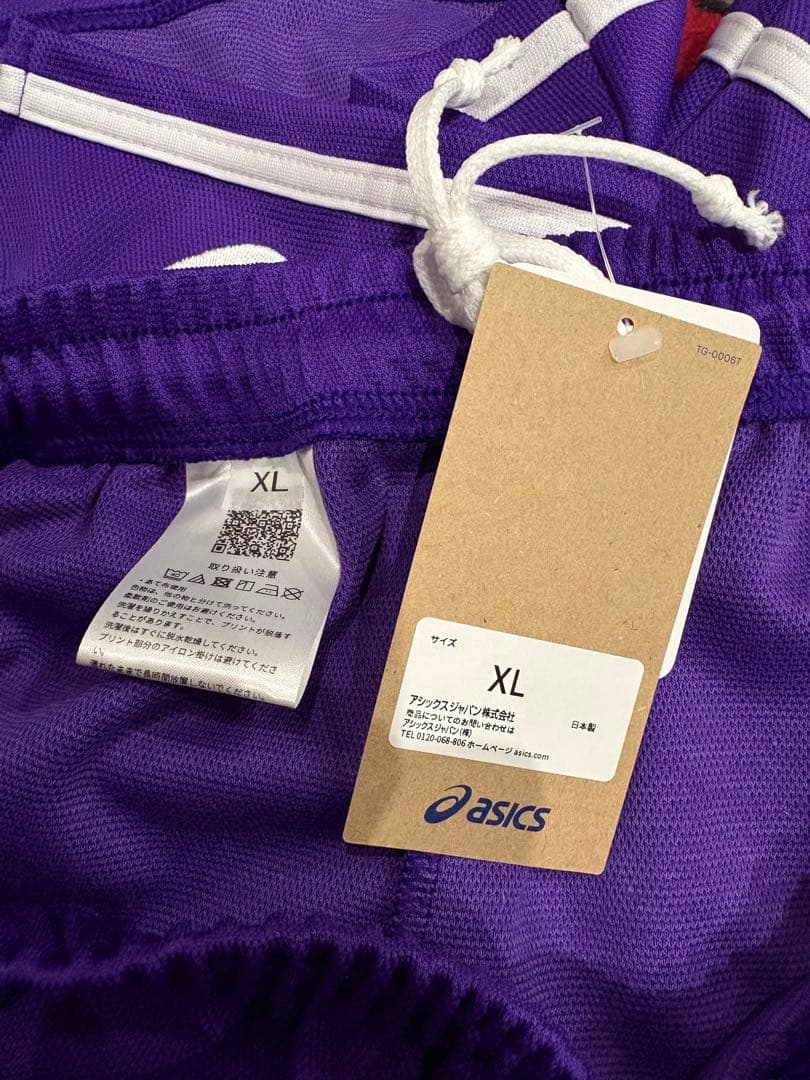 ⭐︎人気パープル　ASICS　アシックス　バレーボール　ゲームパンツ　パンツ
