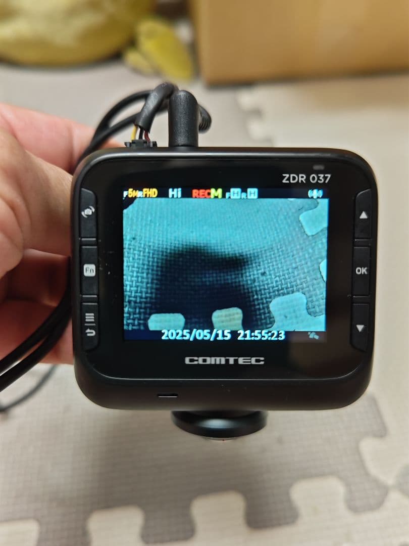 COMTEC ZDR 037 360°タイプドライブレコーダー配線付き