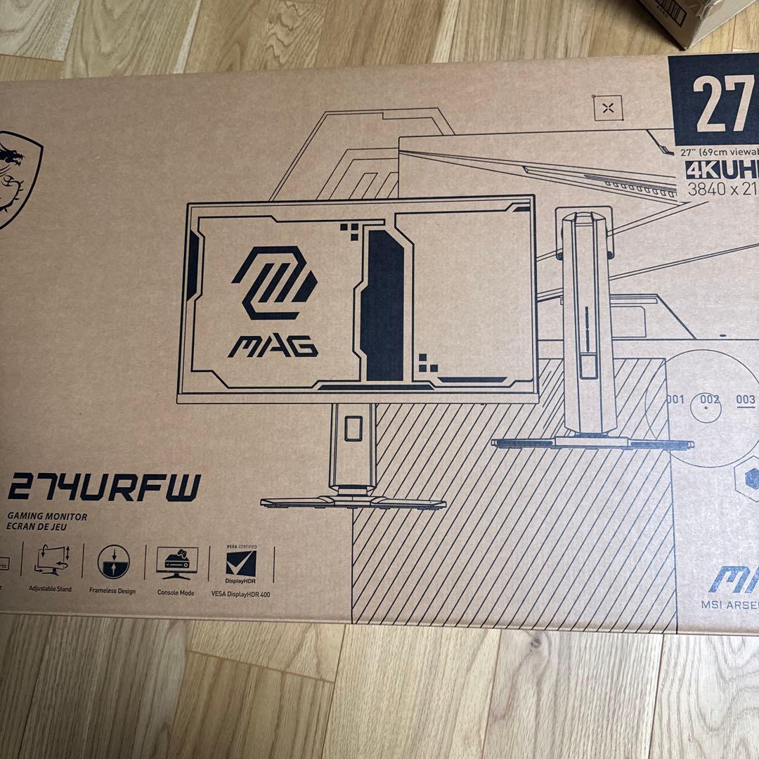 ディスプレイ・モニター本体 MSI MAG 274URFW