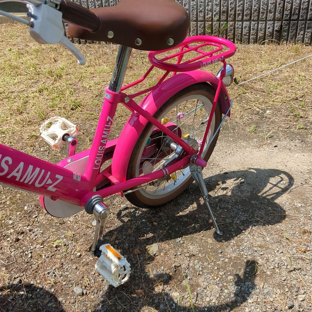 16インチ　LOUIS AMUZ 子供用自転車 ピンク