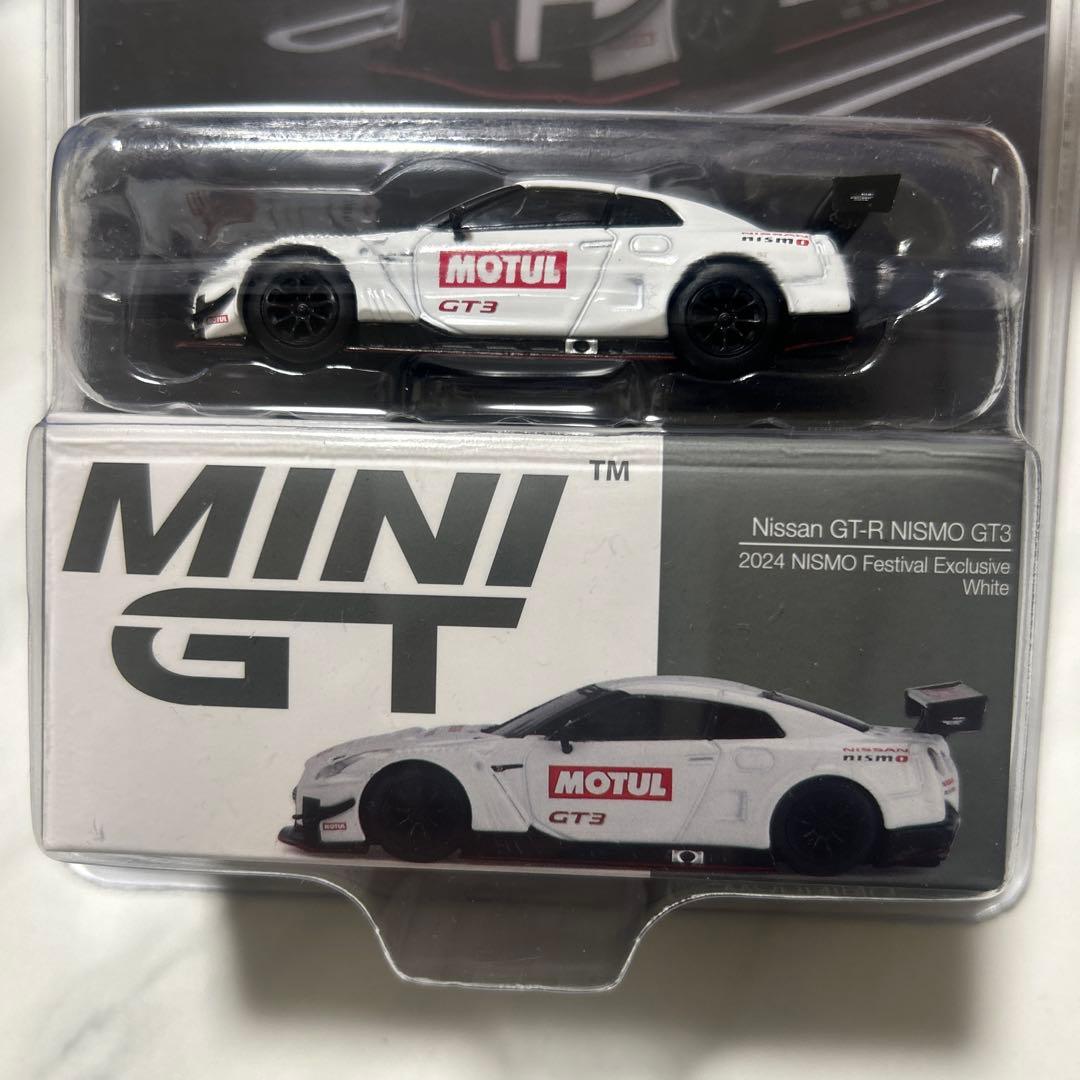 【限定】MINI GT Nissan GT-R NISMO GT3 ホワイト