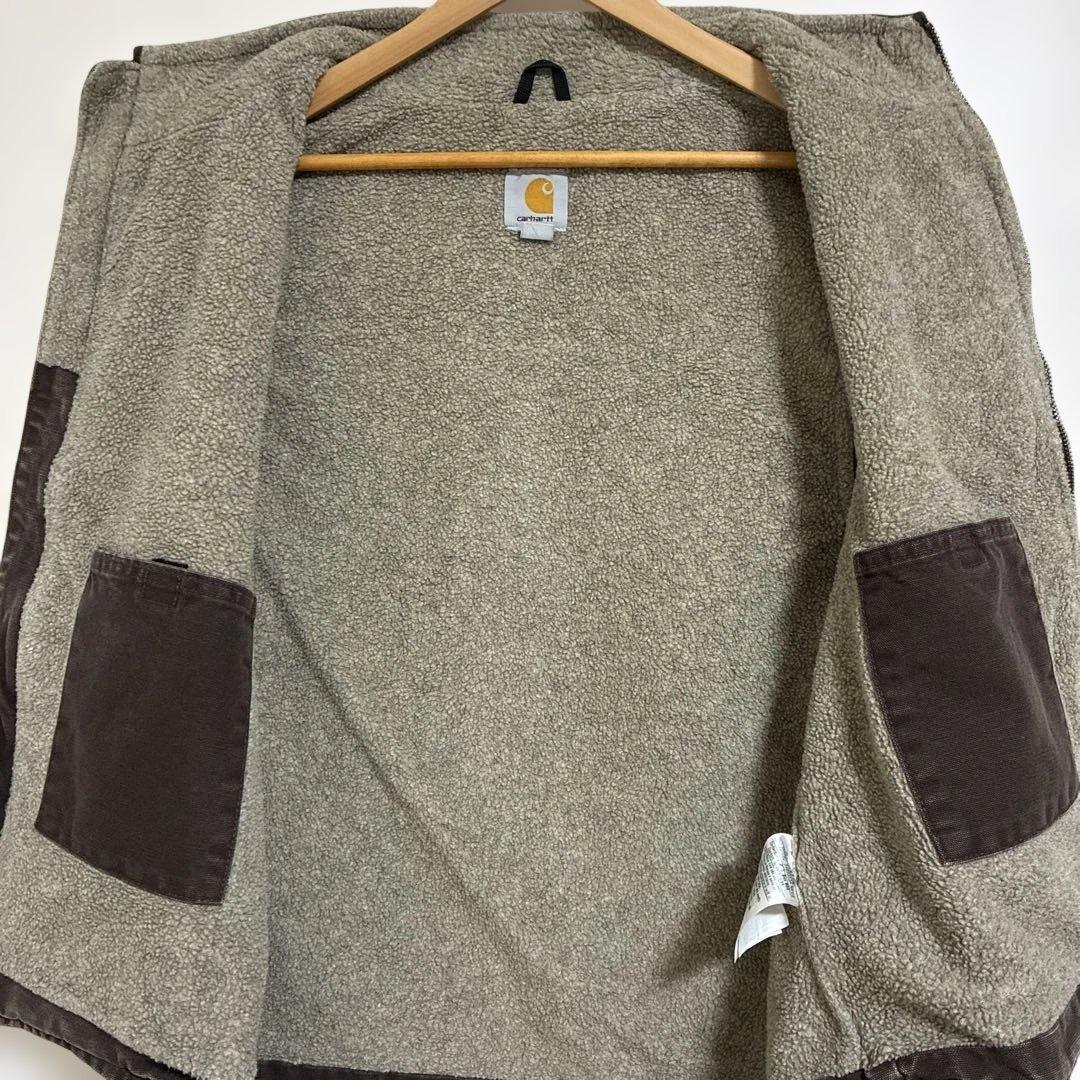 カーハート　メキシコ製　ダックベスト　裏ボア