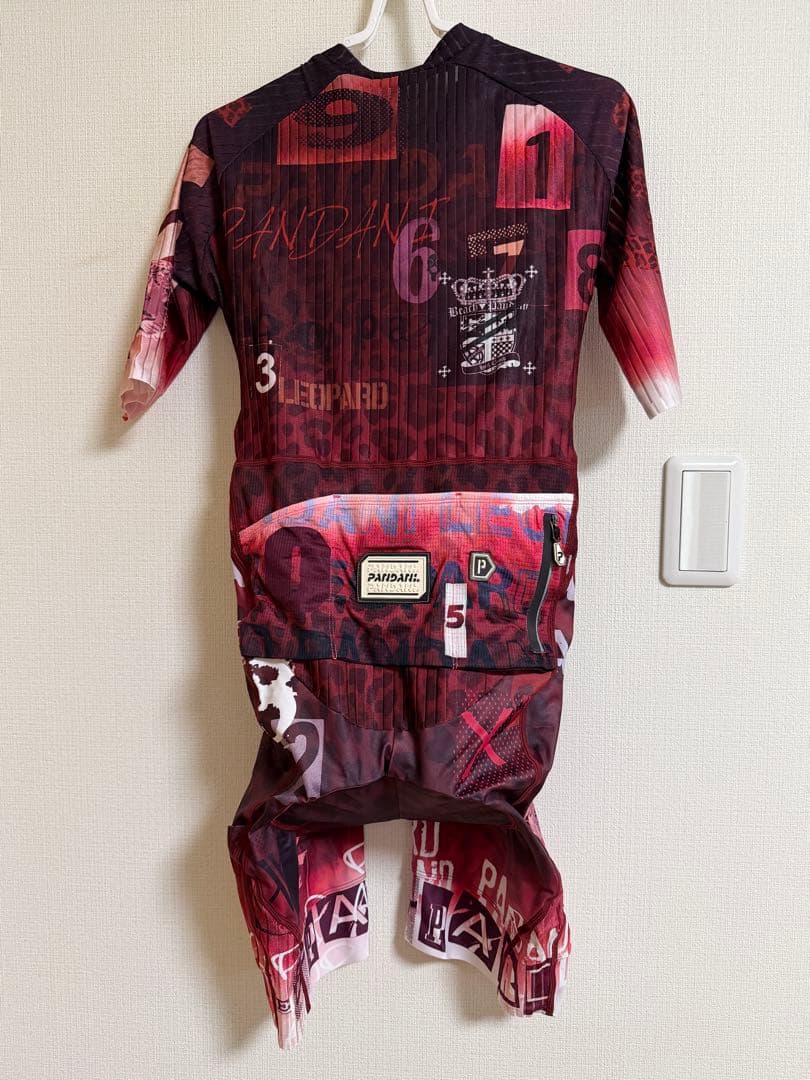 パンダーニ『豹100％』RSワンピース/ダークピンク（サイズ：M）