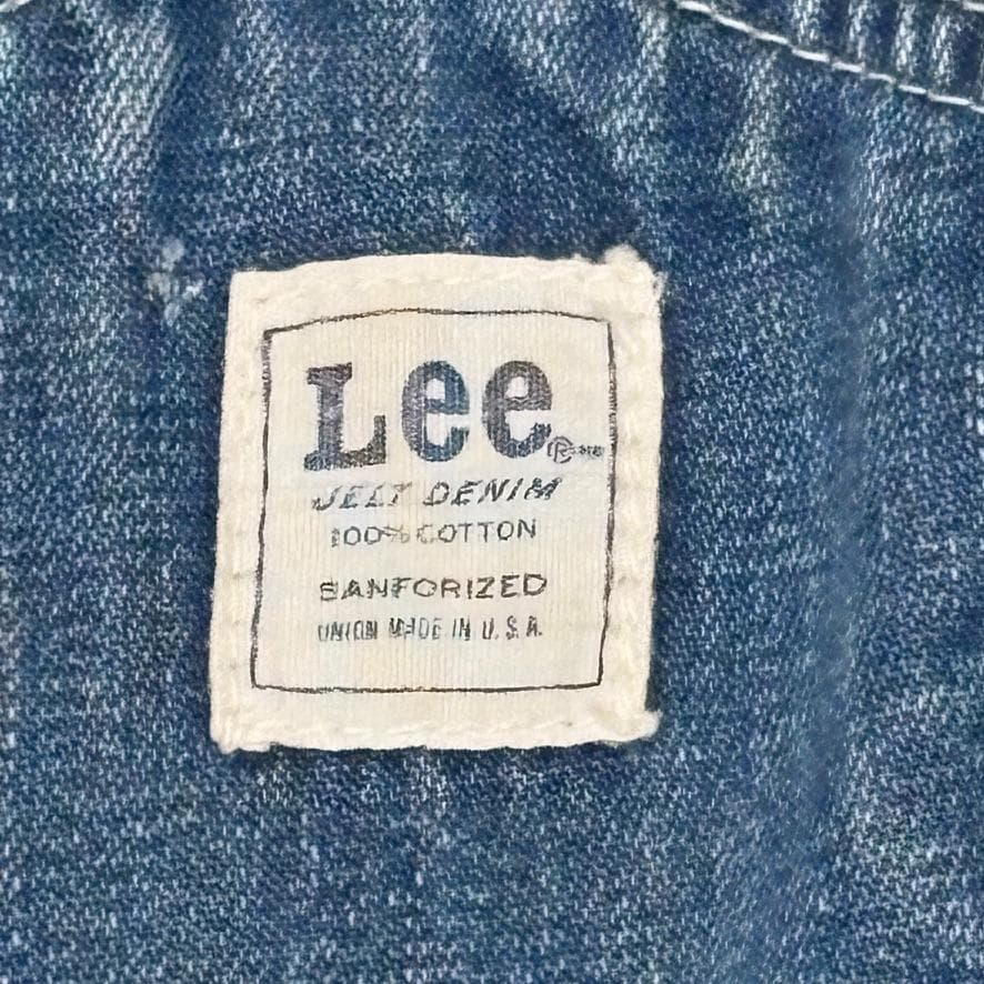 希少　LEE　ビンテージ　USA製　オーバーオール 60s　ドーナツボタン