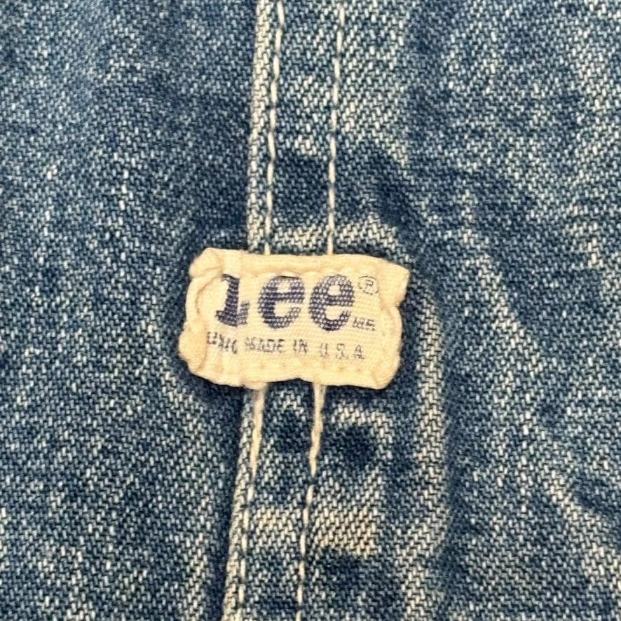 希少　LEE　ビンテージ　USA製　オーバーオール 60s　ドーナツボタン