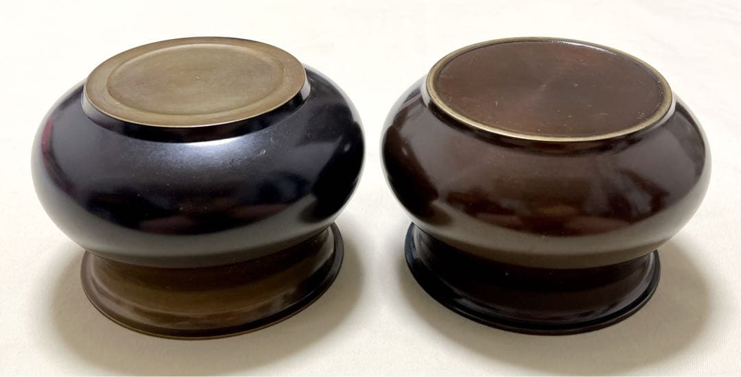 唐銅　エフゴ建水2点　茶道具